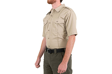 Image of First Tactical Pro Duty Short Sleeve Shirt - Mens, Regular, Silver Tan, 4XL, 112001-065-4XL-R