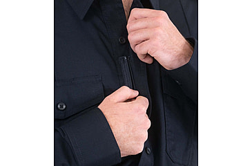 Image of First Tactical Pro Duty Unifrom Long Sleeve Shirt - Mens, Regular, Midnight Navy, 2XL, 111011-729-XXL-R
