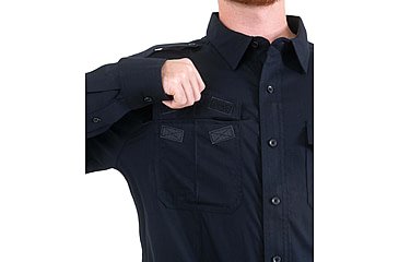 Image of First Tactical Pro Duty Unifrom Long Sleeve Shirt - Mens, Regular, Midnight Navy, 2XL, 111011-729-XXL-R