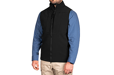 Image of First Tactical Softshell Vest - Mens, Regular, Black, Extra Large, 118004-019-XL-R