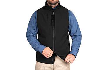 Image of First Tactical Softshell Vest - Mens, Regular, Black, Extra Large, 118004-019-XL-R