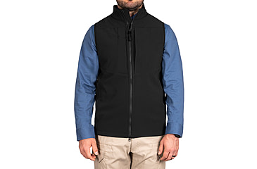 Image of First Tactical Softshell Vest - Mens, Regular, Black, Extra Large, 118004-019-XL-R