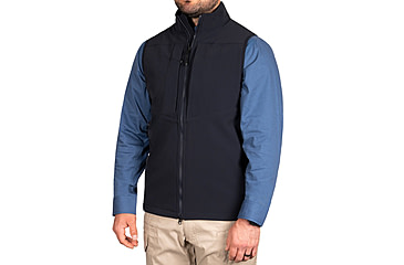 Image of First Tactical Softshell Vest - Mens, Regular, Midnight Navy, Extra Small, 118004-729-XS-R