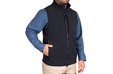 Image of First Tactical Softshell Vest - Mens, Regular, Midnight Navy, Extra Small, 118004-729-XS-R