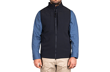Image of First Tactical Softshell Vest - Mens, Regular, Midnight Navy, Extra Small, 118004-729-XS-R