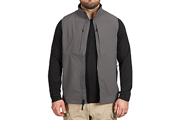 Image of First Tactical Softshell Vest - Mens, Regular, Wolf Grey, Small, 118004-036-S-R