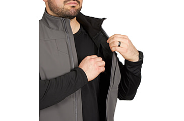 Image of First Tactical Softshell Vest - Mens, Regular, Wolf Grey, Small, 118004-036-S-R