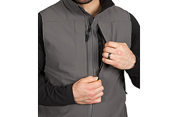 Image of First Tactical Softshell Vest - Mens, Regular, Wolf Grey, Small, 118004-036-S-R