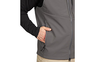 Image of First Tactical Softshell Vest - Mens, Regular, Wolf Grey, Small, 118004-036-S-R