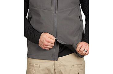 Image of First Tactical Softshell Vest - Mens, Regular, Wolf Grey, Small, 118004-036-S-R