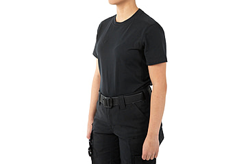 Image of First Tactical Tactic Cotton Short Sleeve Tee - Womens, Black, Large, 122501-019-L