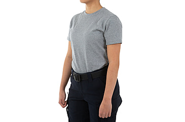 Image of First Tactical Tactic Cotton Short Sleeve Tee - Womens, Heather Grey, Large, 122501-016-L