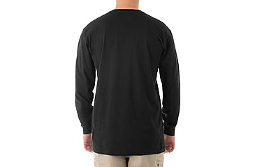 Image of First Tactical Tactix Cotton Long Sleeve Tee - Men's, Black, 4XL, 111505-019-4XL