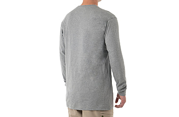 Image of First Tactical Tactix Cotton Long Sleeve Tee - Mens, Heather Grey, 3XL, 111505-016-3XL
