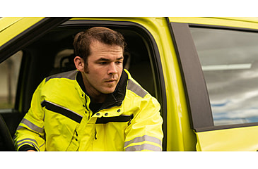 Image of First Tactical Tactix High-Vis Parka - Mens, Midnight Blue, Tall, 3X-Large, 118505-729-3XL-T