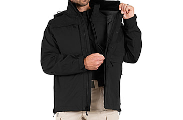 Image of First Tactical Tactix System Parka - Mens, Black, 5X-Large, 118500-019-5XL-R