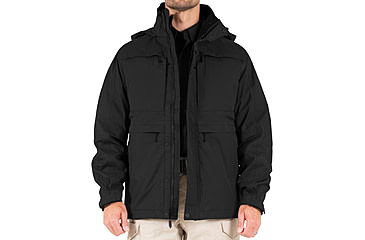 Image of First Tactical Tactix System Parka - Mens, Tall, Black, Large, 118500-019-L-T
