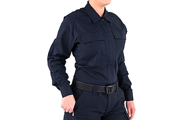 Image of First Tactical V2 BDU Long Sleeve Shirt - Womens, Midnight Navy, Extra Large, R, 121008-729-XL-R