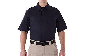 Image of First Tactical V2 BDU Short Sleeve Shirt - Mens, Midnight Navy, 2XL, R, 112009-729-XXL-R
