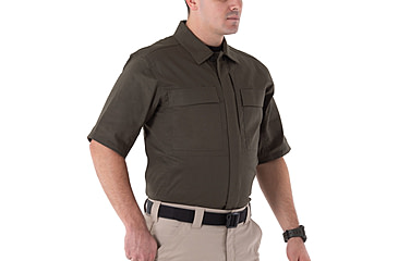 Image of First Tactical V2 BDU Short Sleeve Shirt - Mens, OD Green, Small, R, 112009-830-S-R