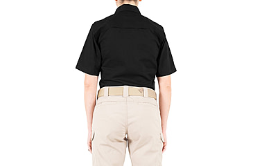 Image of First Tactical V2 BDU Short Sleeve Shirt - Womens, Black, Medium, R, 122009-019-M-R