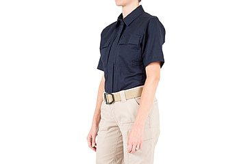 Image of First Tactical V2 BDU Short Sleeve Shirt - Womens, Midnight Navy, Small, R, 122009-729-S-R