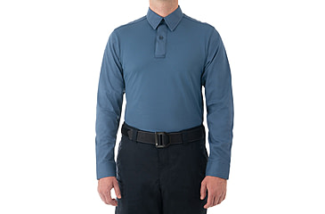 Image of First Tactical V2 Pro Perf Long Sleeve Shirt - Mens, French Blue, Tall/3XL, 111015-484-3XL-T