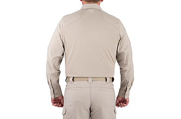 Image of First Tactical V2 Pro Perf Long Sleeve Shirt - Men's, Regular, Silver Tan, Extra Small, 111015-065-XS-R
