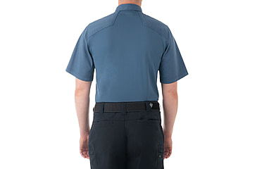 Image of First Tactical V2 Pro Perf Short Sleeve Shirt - Mens, French Blue, Regular/3XL, 112012-484-3XL-R