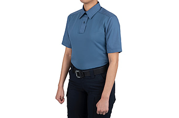 Image of First Tactical V2 Pro Perf Short Sleeve Shirt - Women's, Regular, French Blue, Large, 122012-484-L-R