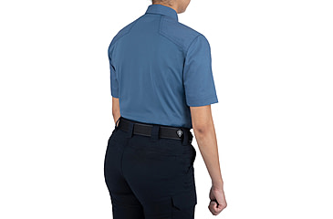 Image of First Tactical V2 Pro Perf Short Sleeve Shirt - Womens, French Blue, Large, 122012-484-L-R
