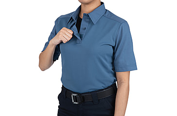 Image of First Tactical V2 Pro Perf Short Sleeve Shirt - Womens, French Blue, Large, 122012-484-L-R
