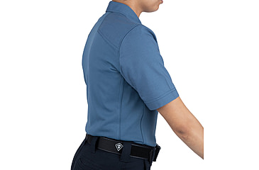 Image of First Tactical V2 Pro Perf Short Sleeve Shirt - Womens, French Blue, Large, 122012-484-L-R