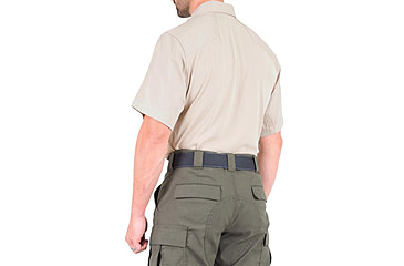 Image of First Tactical V2 Pro Performance Short Sleeve Shirt - Mens, Khaki, Extra Large, T, 112012-055-XL-T