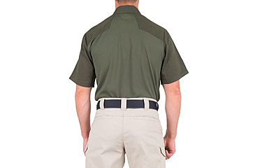 Image of First Tactical V2 Pro Performance Short Sleeve Shirt - Mens, OD Green, 3XL, T, 112012-830-3XL-T