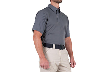 Image of First Tactical V2 Pro Performance Short Sleeve Shirt - Mens, Wolf Grey, 3XL, T, 112012-036-3XL-T