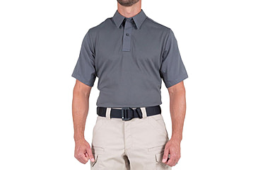 Image of First Tactical V2 Pro Performance Short Sleeve Shirt - Mens, Wolf Grey, 3XL, T, 112012-036-3XL-T