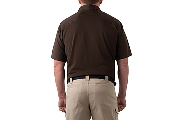 Image of First Tactical V2 Pro Performance Short Sleeve Shirt, Tall - Mens, Kodiak Brown, Large, 112012-182-L-T
