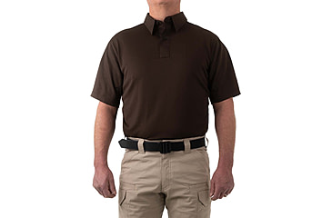Image of First Tactical V2 Pro Performance Short Sleeve Shirt, Tall - Mens, Kodiak Brown, Large, 112012-182-L-T