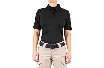 Image of First Tactical V2 Pro Performance Short Sleeve Shirt - Womens, Black, Small, R, 122012-019-S-R