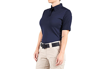 Image of First Tactical V2 Pro Performance Short Sleeve Shirt - Womens, Midnight Navy, Large, R, 122012-729-L-R