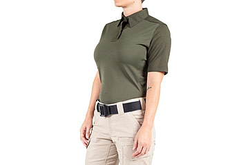 Image of First Tactical V2 Pro Performance Short Sleeve Shirt - Womens, OD Green, Extra Large, R, 122012-830-XL-R