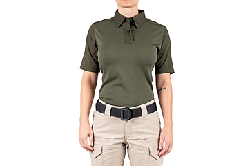 Image of First Tactical V2 Pro Performance Short Sleeve Shirt - Womens, OD Green, Extra Large, R, 122012-830-XL-R