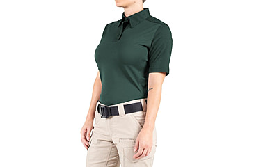 Image of First Tactical V2 Pro Performance Short Sleeve Shirt - Womens, Spruce Green, Extra Large, R, 122012-812-XL-R