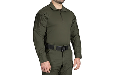 Image of First Tactical V2 Responder Long Sleeve Shirt - Mens, Regular, OD Green, Medium, 111031-830-M-R