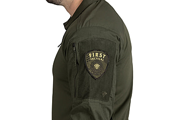 Image of First Tactical V2 Responder Long Sleeve Shirt - Mens, Regular, OD Green, Medium, 111031-830-M-R