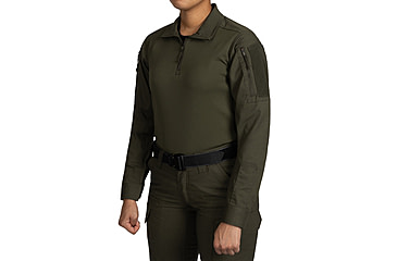 Image of First Tactical V2 Responder Long Sleeve Shirt - Womens, Regular, OD Green, Medium, 121031-830-M-R
