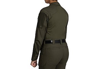 Image of First Tactical V2 Responder Long Sleeve Shirt - Womens, Regular, OD Green, Medium, 121031-830-M-R