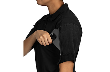 Image of First Tactical V2 Responder Short Sleeve Shirt - Womens, Regular, Black, Large, 122024-019-L-R