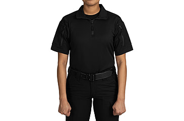 Image of First Tactical V2 Responder Short Sleeve Shirt - Womens, Regular, Black, Large, 122024-019-L-R